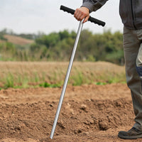 Soil Rod with T Handle Stainless Steel Soil Rod Septic Subsurface Mapper Tool for Garden