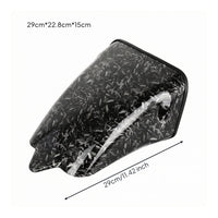 Forged-Carbon Style Rear Seat Cowl Hump Sculpted Harley Touring Seat Cowl Aerodynamic Glossy