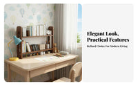 Expandable Book Rack Space-Saving Design Expandable Book Holder Freestanding