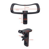 Office Chair Headrest Widened Design Adjustable Office Chair Headrest Easy Installation Ergonomic Neck Support Attachment for Enthusiasts, Gaming