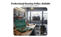Wide Application Universal Pilot Bearing Puller High-Temperature Forged Internal Bearing Puller Set Long-Lasting Construction Mechanical Tool Carrying Case Included for Auto Technicians, Mechanics, Repair Professionals, Machinery Maintenance, Garage