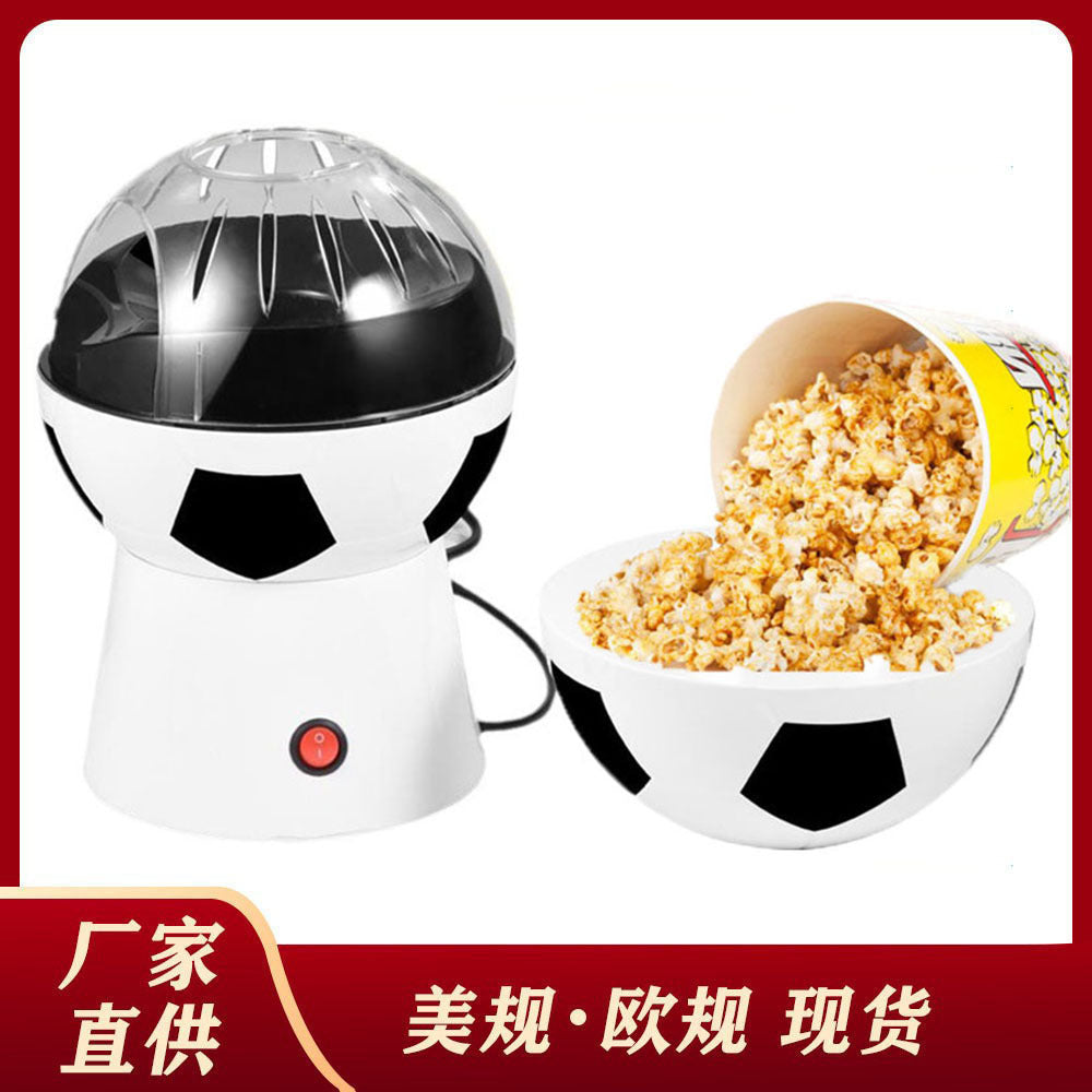 Hot Air Football Popcorn Maker, Mini Commercial Gift, US Plug