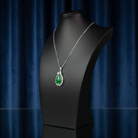 Necklace Display Bust Elegant Design Jewelry Bust Display Mannequin Neck Stand Stable Base Necklace Chain Organizer