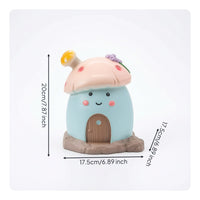 Adorable Fungus Piggy Bank Compact Fungus Currency Bank Decorative Currency Saving Pot Sturdy for Children, Girls, Nursery