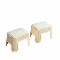 cushionedded Step Stool multipurpose Rectangular cushionedded Footstool Multifunctional