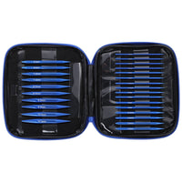 Interchangeable Circular Knitting Set Aluminum Knitting with Cables Zippered Portable for Knitters