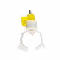 Leak-Proof Design Automatic Chicken Waterer Nipple Easy to Install Poultry Nipple Drinker Long-Lasting ABS Material Steel Ball Chicken Waterer for Chickens, Chicks, Farm, Backyard
