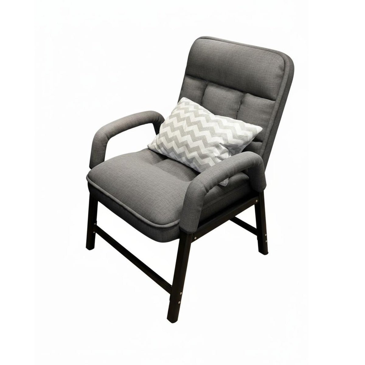 Foldable Design Adjustable Backrest Lounger Multi-Functional Lazy Sofa Space Saving Indoor Seating Thick Padding for Young Adults, Apartment Dwellers, Bedroom, Dorm Room, Home Office, Lounging