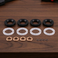 Fuel Injector Seal and Washer Kit Copper Fuel Injector Seal Kit Rubber Heavy Duty for Mechanics, Engine Repair