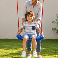 Board-Style Swing Seat Hanging Ropes Children's Swing Seat Armrests Outdoor-Recreation Gear