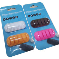 Soft Silicone Cable Organizer Clips for Desk and Earphones