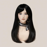 Sleek Skin Look PVC Half Head Bust for Photo Photography