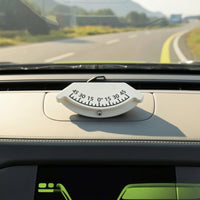 Compact Car Inclinometer Easy-to-Read Car Clinometer Accurate Slope Meter High Sensitivity for Dashboard, Boat