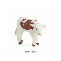 Long-Lasting Realistic Cow Figurine Imaginative Play Realistic Cow Figurine Set Educational for Collectors