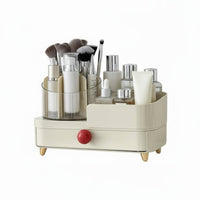 Drawer Design Desktop Cosmetic Case with Drawers Multi-Compartment Countertop Makeup Holder Large Capacity Vanity Storage Space-Saving for Women, Teens, Gift Givers, Dressing Table, wardrobe, Bedroom, Bathroom
