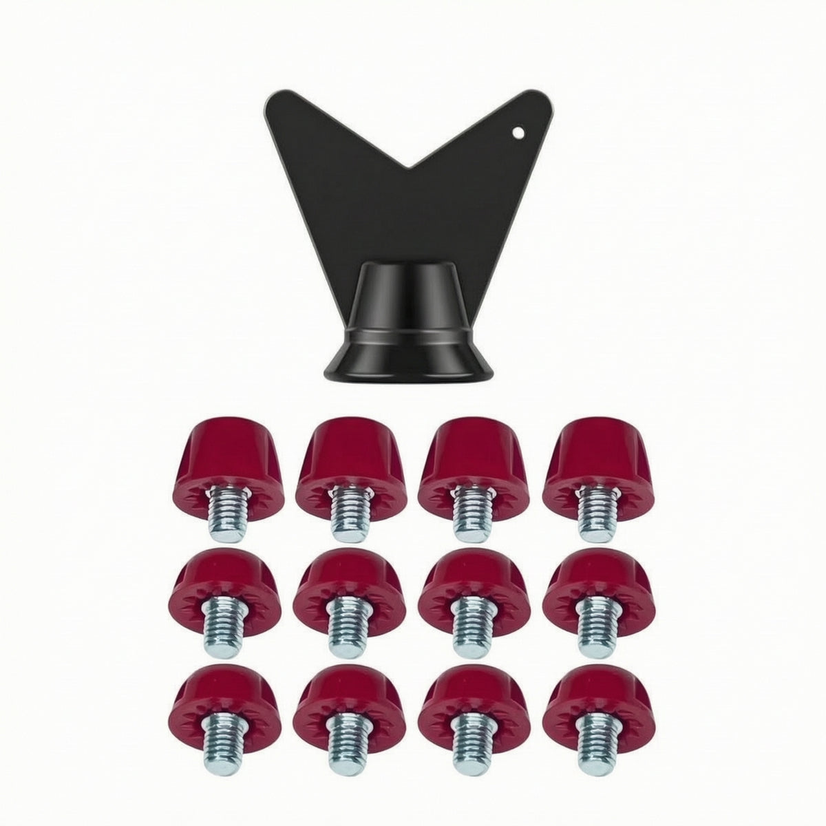 12 Pieces Replacement Studs with Wrench Screw-in Replacement Spikes Detachable