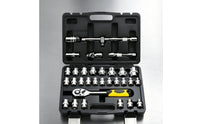 Ratchet and Socket Set Organized Socket Wrench Toolkit Strong Grip Mechanics Tool Set with Hard Shell Case for Amateur Mechanics, Garage, Workshop