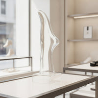 Acrylic Foot Display Transparent Foot Display Model Clear for Boutiques, Retailers, Boutique Presentations, Retail Counters, Product Photography