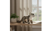 Snow Leopard Stuffed Animal Soft-Textured Snow Leopard Stuffed Toy Toy for Kids