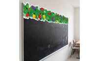 Bulletin Board Border Trim Seasonal Die-Cut Rolled Border Trim Holiday-Themed for Teachers, School Blackboard