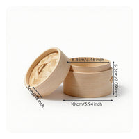 Bamboo Steamer Basket with Lid Simple to Use Bamboo Steamer Basket Cookware Traditional Healthy for Home Cooks, Dumplings