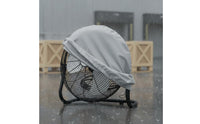 Waterproof Industrial Fan Cover Dustproof Outdoor Fan Protector Sun Protection Appliance Accessory Silver Coated for Patio