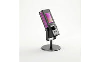 Microphone with Stand Crisp USB Condenser Audio Input Device for Podcasters