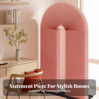 Foldable Design Expandable cellular partition Movable Accordion Paper Divider Portable Folding Screen Adjustable Shape for homeowners, Apartment Dwellers, separateice Workers, Entrance Hall, Bedroom, showcase