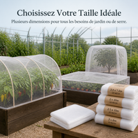 Insect Netting for Agriculture, Plant, Crab, Frog, Fruit & Vegetable Protection, Thickened 60 Mesh Greenhouse Anti-Fly Net