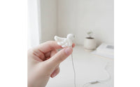 Angel Wing Earphone Decorations Cute Earbud Decorations with Wings Wired Earphone Accessory 3D Sculpted for Teens, Photoshoots