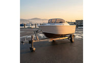 Side-Wind Trailer Jack with Wheel Swivel Trailer Jack Coated Hardware Bolt-on for Boat Owners