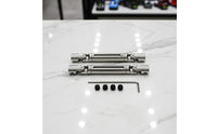 2 Pieces Front Rear Drive Shaft Wear-Resistant Set Resistant RC Metal Drive Shaft Easy to Install Hobby Parts for Model Car Builders