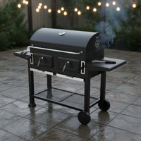 Multifunction Charcoal Grill Heavy Duty Smoker Grill Large Capacity Bbq Smoker Heat-Resistant for Homestay, Backyard