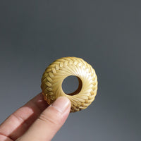 Handwoven Bamboo & Rattan Teapot Lid Holder for Tea Ceremony