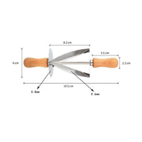 Manual Croissant Cutter Roller Rotating Croissant Roller Cutter Food-Grade Pastry Wheel Ergonomic for Bakers, Home Cooks, Baking
