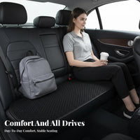 Cooling Car Seat Cushion Easy to Clean Ice Silk Non-Slip Seat Pad Anti-Wrinkle