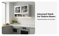 Kitchen Hanging unit Space-Saving mounted Cabinet adaptable Simple Design for Laundry Room