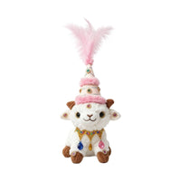 Cute Soft Lamb Keychain Collectible Lamb Keychain Kawaii Stuffed Sheep Pendant Adorable for Travelers, Keys, Handbags