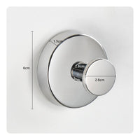 Suction Hook with Metal Arm Easy to Install Suction Cup Hook Slim-Line Strong for Renters, Bathroom, Kitchen