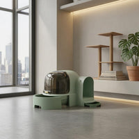 Tunnel Waste Container Easy to Clean Enclosed Cat Waste Container Large Size