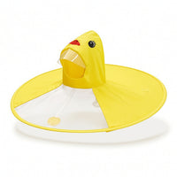Yellow Duck Raincoat Lightweight Hooded Rain Poncho Long-Lasting Hooded Raincoat Handshands-off for Rainy Days, School Runs