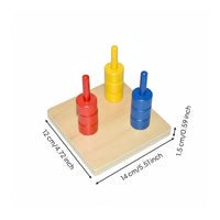 Hand-Eye Coordination Ball Drop Box Fine Movement Skills Development Wooden Ball Drop Toy Sturdy Wood Construction for Toddlers, Classroom