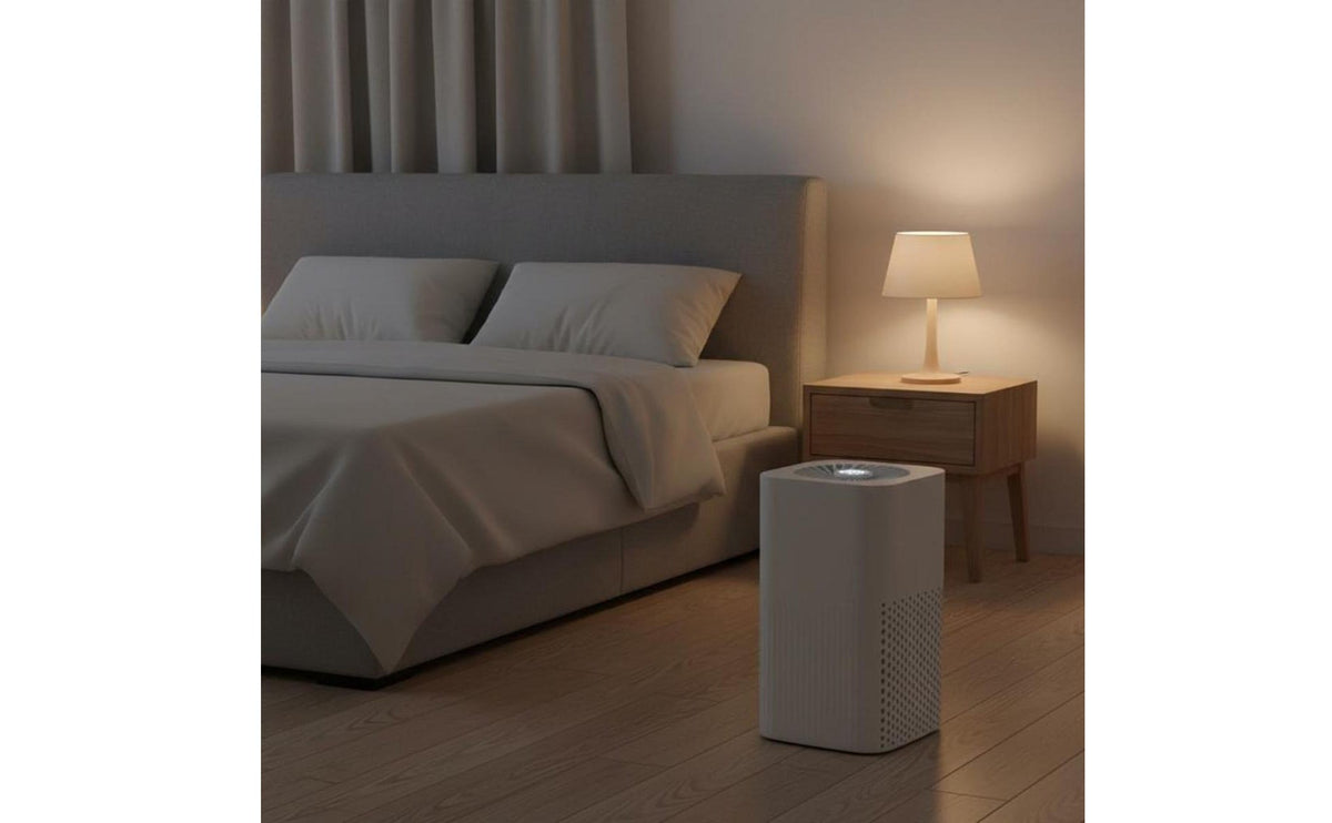 Function Space-Saving Air Purifier with Night Light Formaldehyde Removal Mini Air Purifier Quiet Operation for Pet Owners, Babies