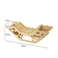 Hamster Tunnel with Ramp Climbing Wooden Hamster Smooth Pet Supply for Hamsters