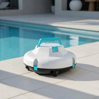 Robotic Pool Cleaner Automatic Pool Robot Waterproof Cordless for Homeowners