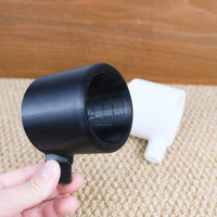 Men's Shower Head Cylindrical Shower Connector Compact Water Outlet Connector Lightweight Hardware for Washroom Renovation