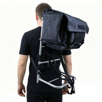 External Frame Backpack Structured Backpack with External Frame Rucksack for Camping