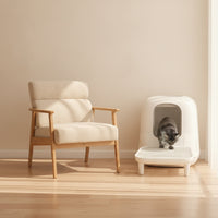 Smart Litter Box Anti-Splash Self-Cleaning Litter Box Pet Supply Enclosed Large Capacity for Cats, Indoor