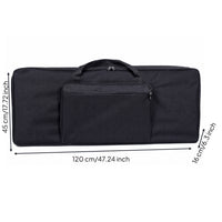 Keyboard Case with Handle Padded Keyboard Carrying Bag Electronic Piano Bag Soft-Sided Safeguarding for Musicians, Rehearsals