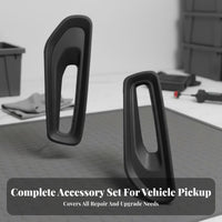 2 Fog Front Fog Bezel Easy Installation Insert Bezels for Truck Enthusiasts, DIY Mechanics